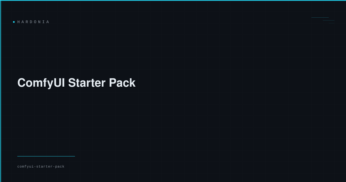 ComfyUI Starter Pack