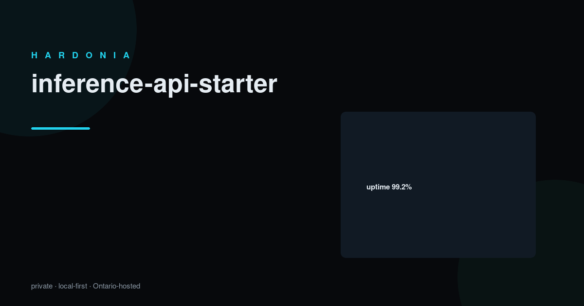 Inference Api Starter