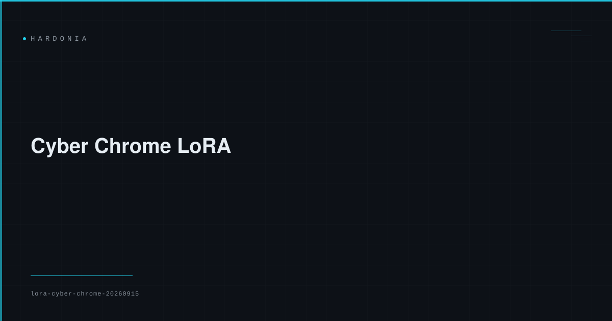 Cyber Chrome LoRA