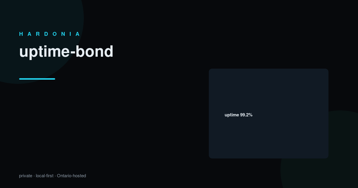 Uptime Bond
